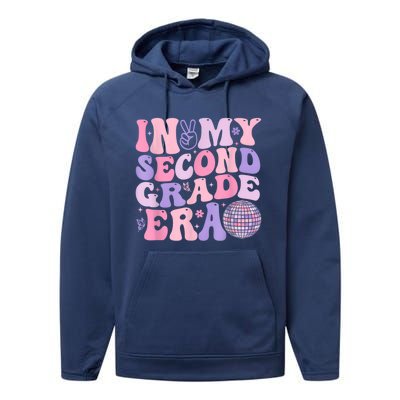 In My Second Grade Era Back To School Teacher Performance Fleece Hoodie