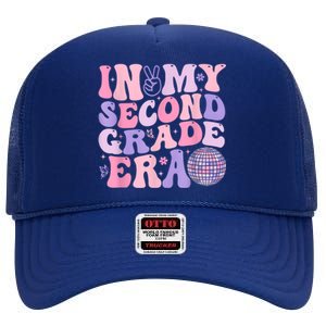 In My Second Grade Era Back To School Teacher High Crown Mesh Back Trucker Hat