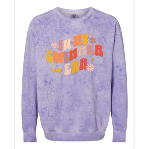 In My Swimming Era Colorblast Crewneck Sweatshirt