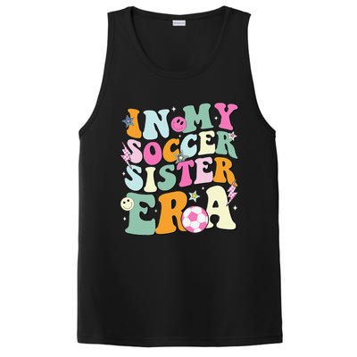 In My Soccer Sister Era Groovy Retro Cute Proud Soccer Sis PosiCharge Competitor Tank