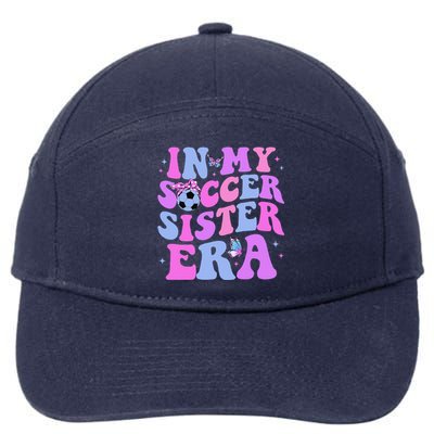 In My Soccer Sister Era Groovy Soccer Sister 7-Panel Snapback Hat