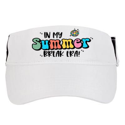 In My Summer Break Era Retro Last Day Of School Teacher Adult Drive Performance Visor