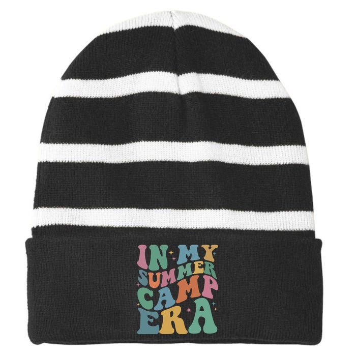 In My Summer Camp Era Striped Beanie with Solid Band