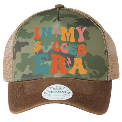 In My Soccer Era Soccer Coach Gift Legacy Tie Dye Trucker Hat