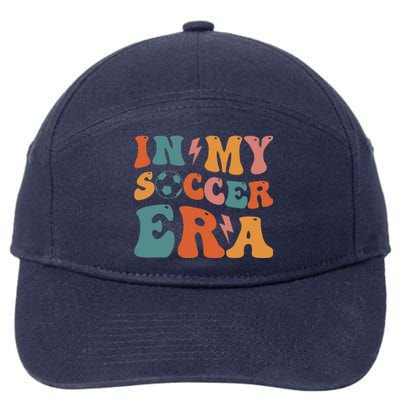 In My Soccer Era Soccer Coach Gift 7-Panel Snapback Hat