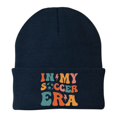 In My Soccer Era Soccer Coach Gift Knit Cap Winter Beanie