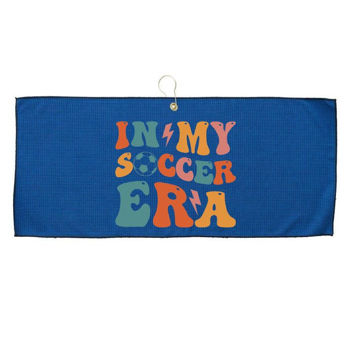 In My Soccer Era Soccer Coach Gift Large Microfiber Waffle Golf Towel