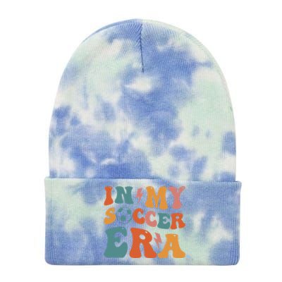 In My Soccer Era Soccer Coach Gift Tie Dye 12in Knit Beanie