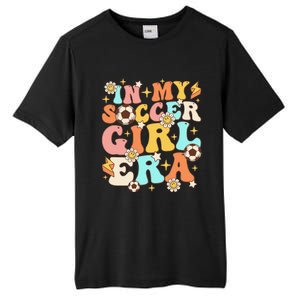 In My Soccer Girl Era Retro Sport Girl Groovy Soccer Cute Tall Fusion ChromaSoft Performance T-Shirt