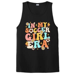 In My Soccer Girl Era Retro Sport Girl Groovy Soccer Cute PosiCharge Competitor Tank