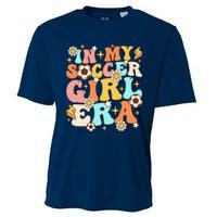 In My Soccer Girl Era Retro Sport Girl Groovy Soccer Cute Cooling Performance Crew T-Shirt