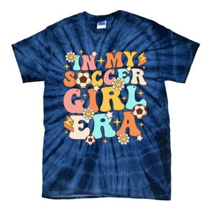 In My Soccer Girl Era Retro Sport Girl Groovy Soccer Cute Tie-Dye T-Shirt