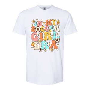 In My Soccer Girl Era Retro Sport Girl Groovy Soccer Cute Softstyle CVC T-Shirt