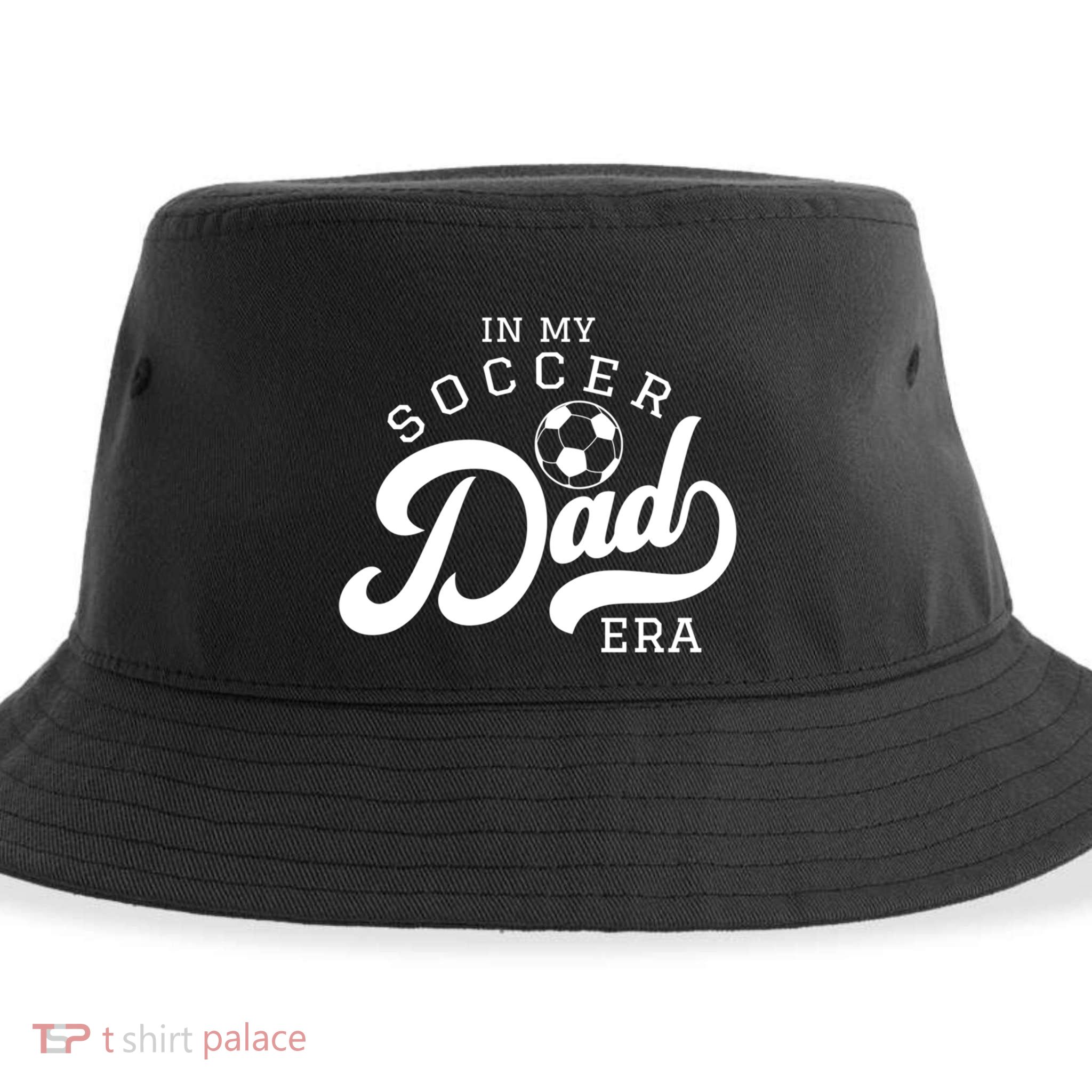 In My Soccer Dad Era Gift Sustainable Bucket Hat