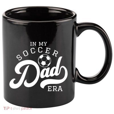 In My Soccer Dad Era Gift 11oz C Handle Ceramic Mug