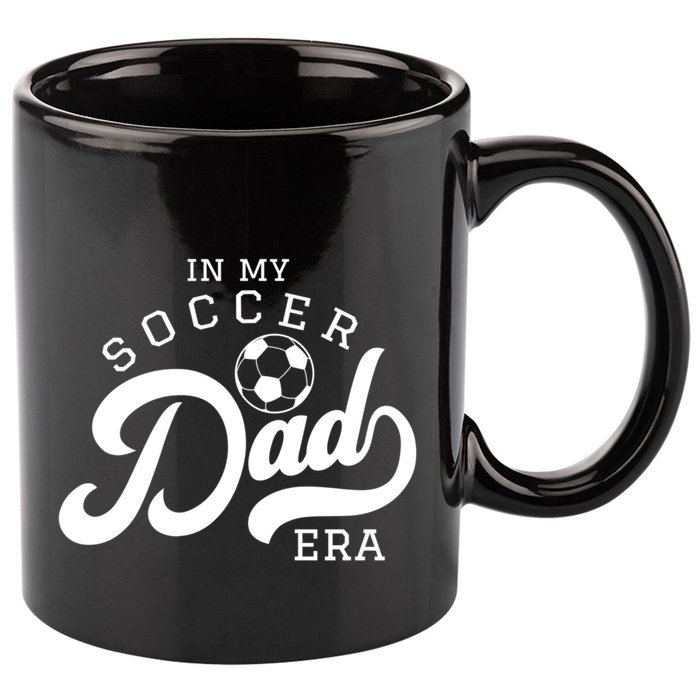 In My Soccer Dad Era Gift 11oz C Handle Ceramic Mug