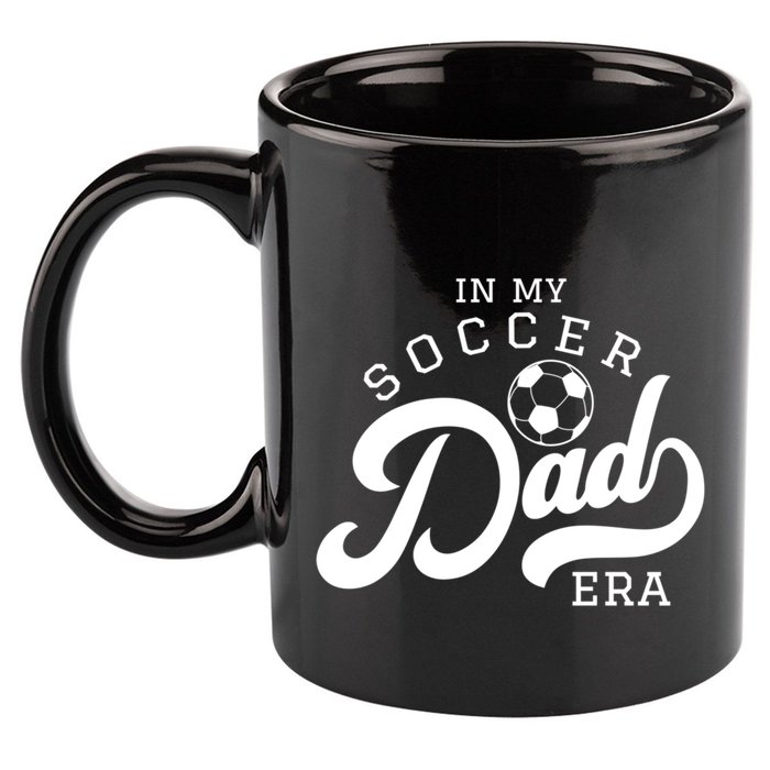 In My Soccer Dad Era Gift 11oz C Handle Ceramic Mug