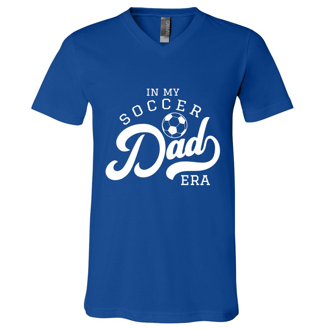 In My Soccer Dad Era Gift V-Neck T-Shirt