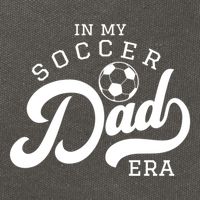 In My Soccer Dad Era Gift Cotton Canvas Backpack