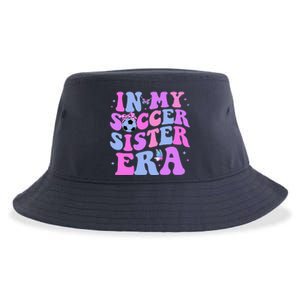 In My Soccer Sister Era Groovy Soccer Sister Sustainable Bucket Hat