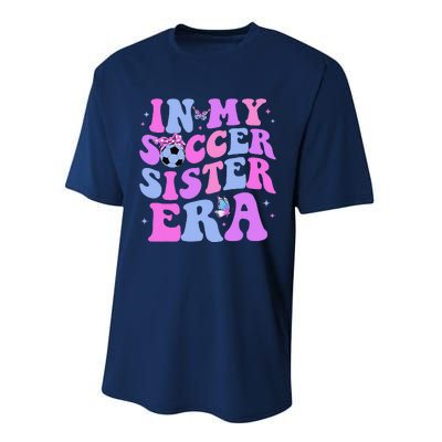 In My Soccer Sister Era Groovy Soccer Sister Performance Sprint T-Shirt