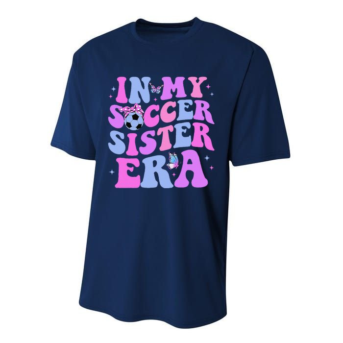 In My Soccer Sister Era Groovy Soccer Sister Performance Sprint T-Shirt