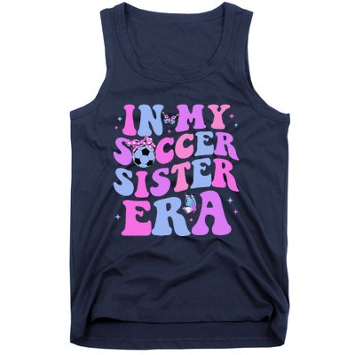 In My Soccer Sister Era Groovy Soccer Sister Tank Top