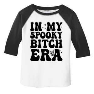 In My Spooky Bitch Era Funny Spooky Bitch Halloween Vibes Great Gift Toddler Fine Jersey T-Shirt