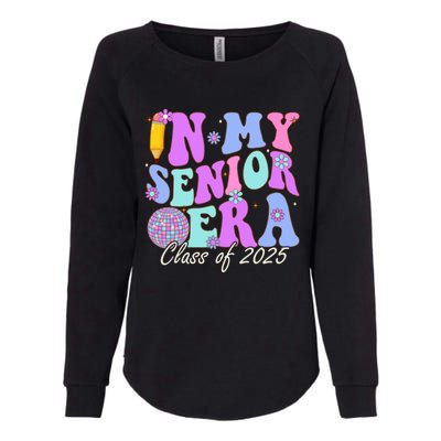 In My Senior Era Class Of 2025 Graduate Retro Groovy Gift Womens California Wash Sweatshirt