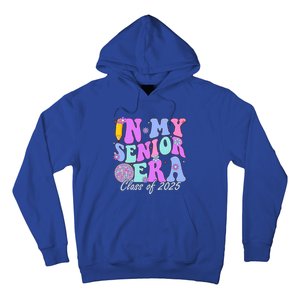 In My Senior Era Class Of 2025 Graduate Retro Groovy Gift Hoodie