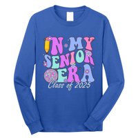 In My Senior Era Class Of 2025 Graduate Retro Groovy Gift Long Sleeve Shirt