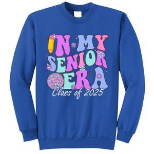 In My Senior Era Class Of 2025 Graduate Retro Groovy Gift Sweatshirt