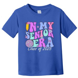 In My Senior Era Class Of 2025 Graduate Retro Groovy Gift Toddler T-Shirt