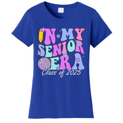 In My Senior Era Class Of 2025 Graduate Retro Groovy Gift Women's T-Shirt