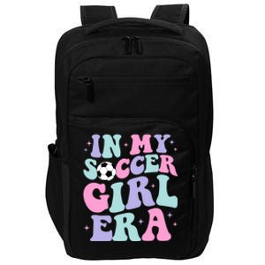 In My Soccer Era Retro Groovy Soccer Gift Impact Tech Backpack