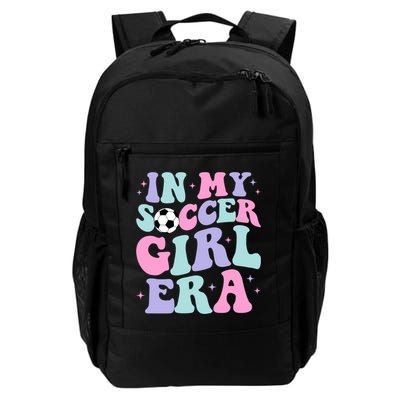 In My Soccer Era Retro Groovy Soccer Gift Backpack