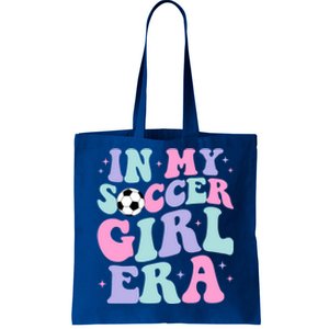 In My Soccer Era Retro Groovy Soccer Gift Tote Bag