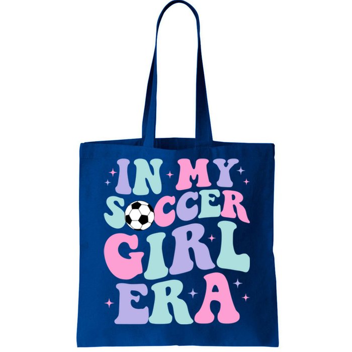 In My Soccer Era Retro Groovy Soccer Gift Tote Bag