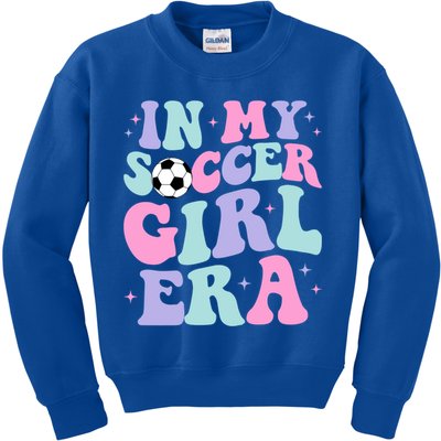 In My Soccer Era Retro Groovy Soccer Gift Kids Sweatshirt