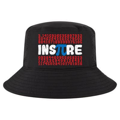 Inspire Math Superhero Pi Day Mathematics Teacher Nerd Geek Cool Comfort Performance Bucket Hat