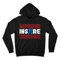 Inspire Math Superhero Pi Day Mathematics Teacher Nerd Geek Hoodie