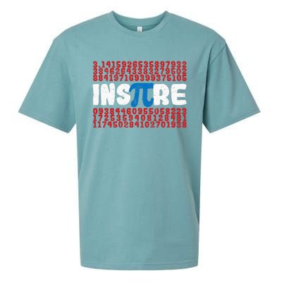 Inspire Math Superhero Pi Day Mathematics Teacher Nerd Geek Sueded Cloud Jersey T-Shirt