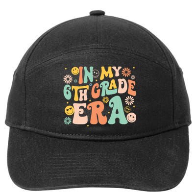 In My Sixth Grade Era Retro 6th Grade Back To School 7-Panel Snapback Hat