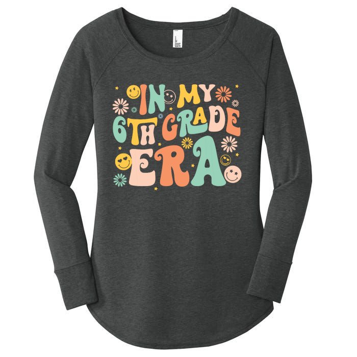 In My Sixth Grade Era Retro 6th Grade Back To School Women's Perfect Tri Tunic Long Sleeve Shirt