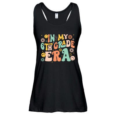 In My Sixth Grade Era Retro 6th Grade Back To School Ladies Essential Flowy Tank