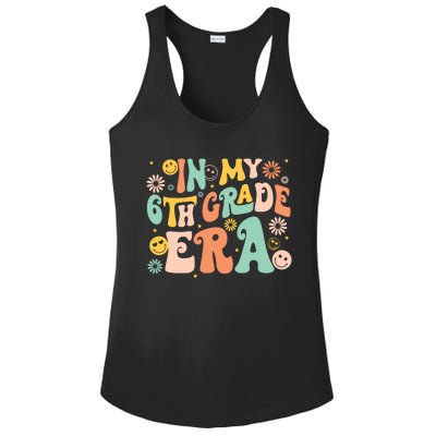 In My Sixth Grade Era Retro 6th Grade Back To School Ladies PosiCharge Competitor Racerback Tank