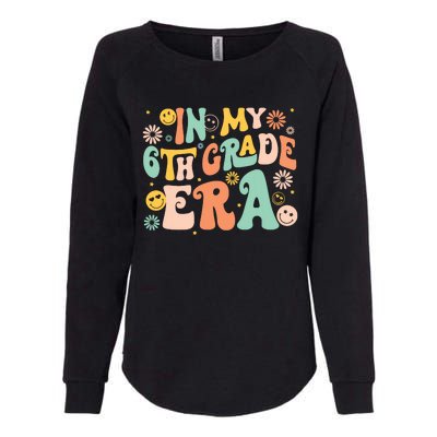 In My Sixth Grade Era Retro 6th Grade Back To School Womens California Wash Sweatshirt