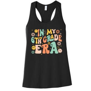 In My Sixth Grade Era Retro 6th Grade Back To School Women's Racerback Tank