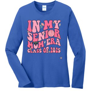 In My Senior Mom Era Class Of 2025 Masters Graduation Gift Ladies Long Sleeve Shirt