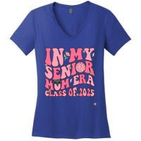 In My Senior Mom Era Class Of 2025 Masters Graduation Gift Women's V-Neck T-Shirt